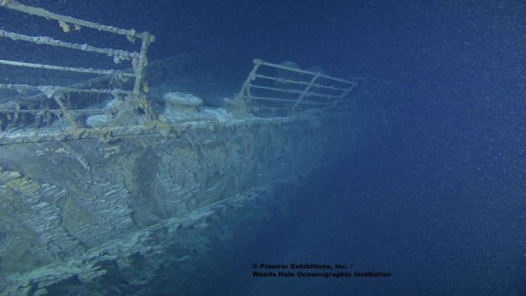 Titanicu vrakk, mis uue uuringu andmetel laguneb kiiresti