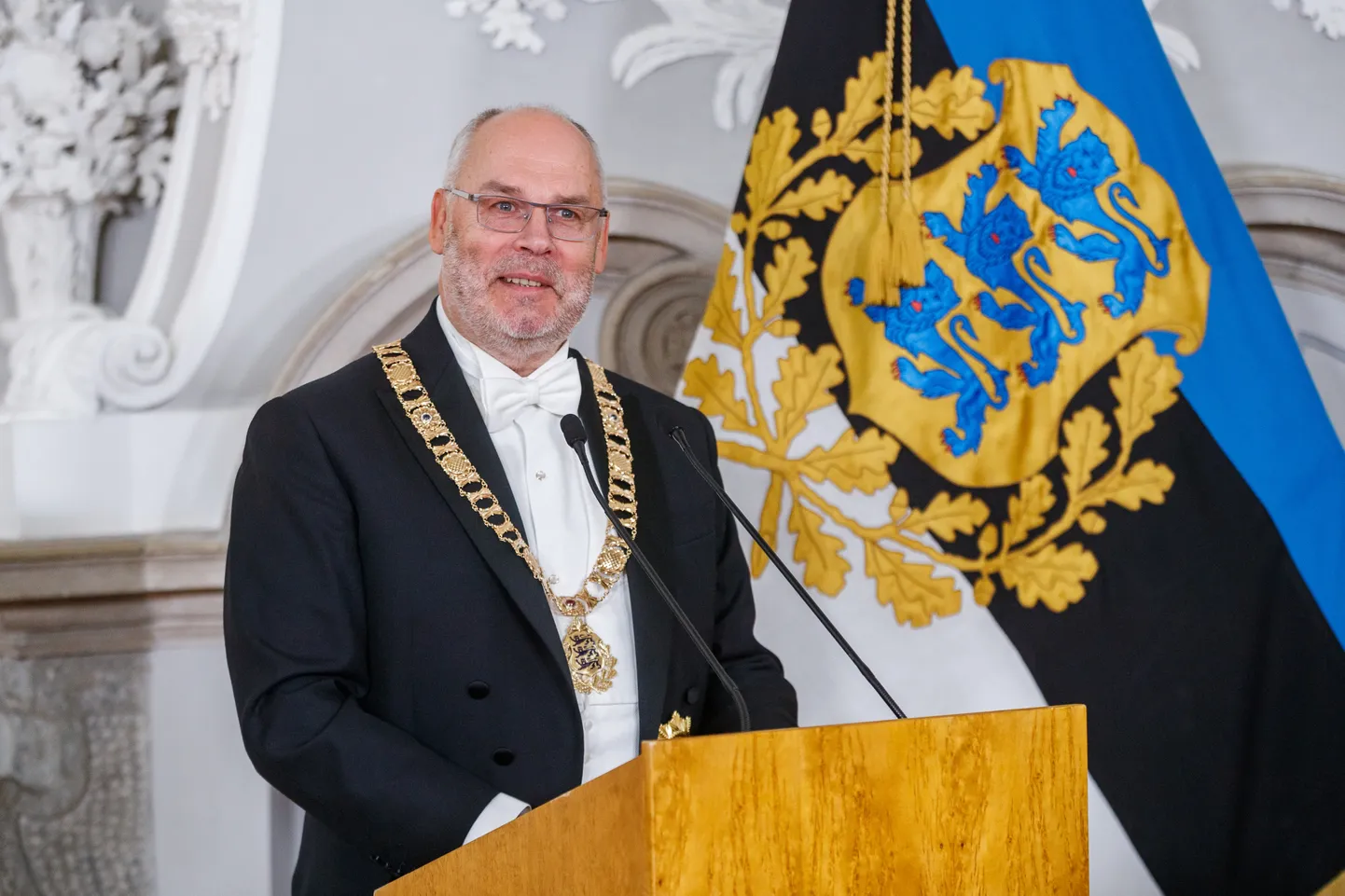 President Alar Karis ametisse astumise päeval 11.10.2021.