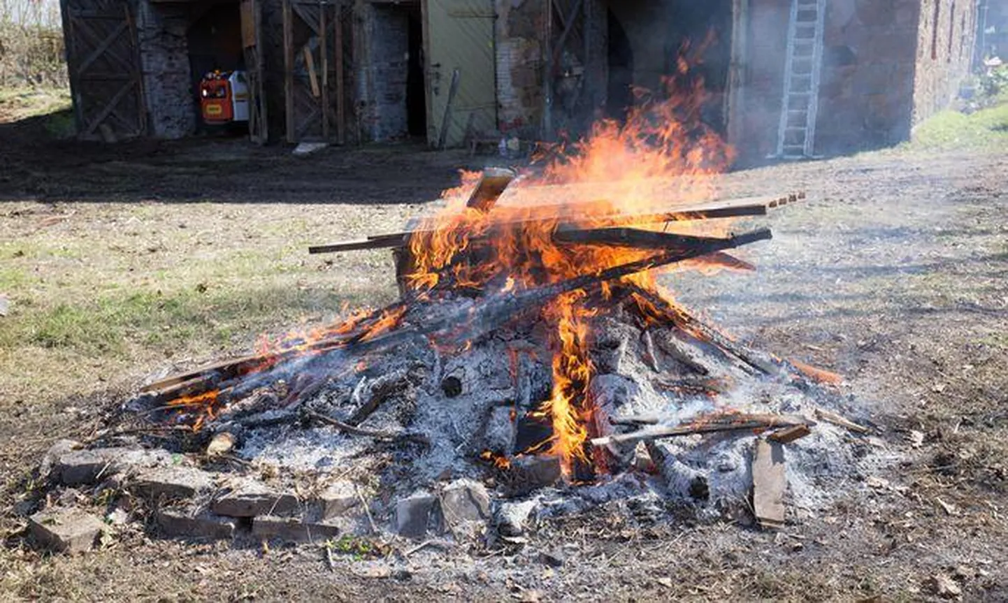 Lõket tohib teha ainult selleks ettenähtud kohas. Foto on illustratiivne.