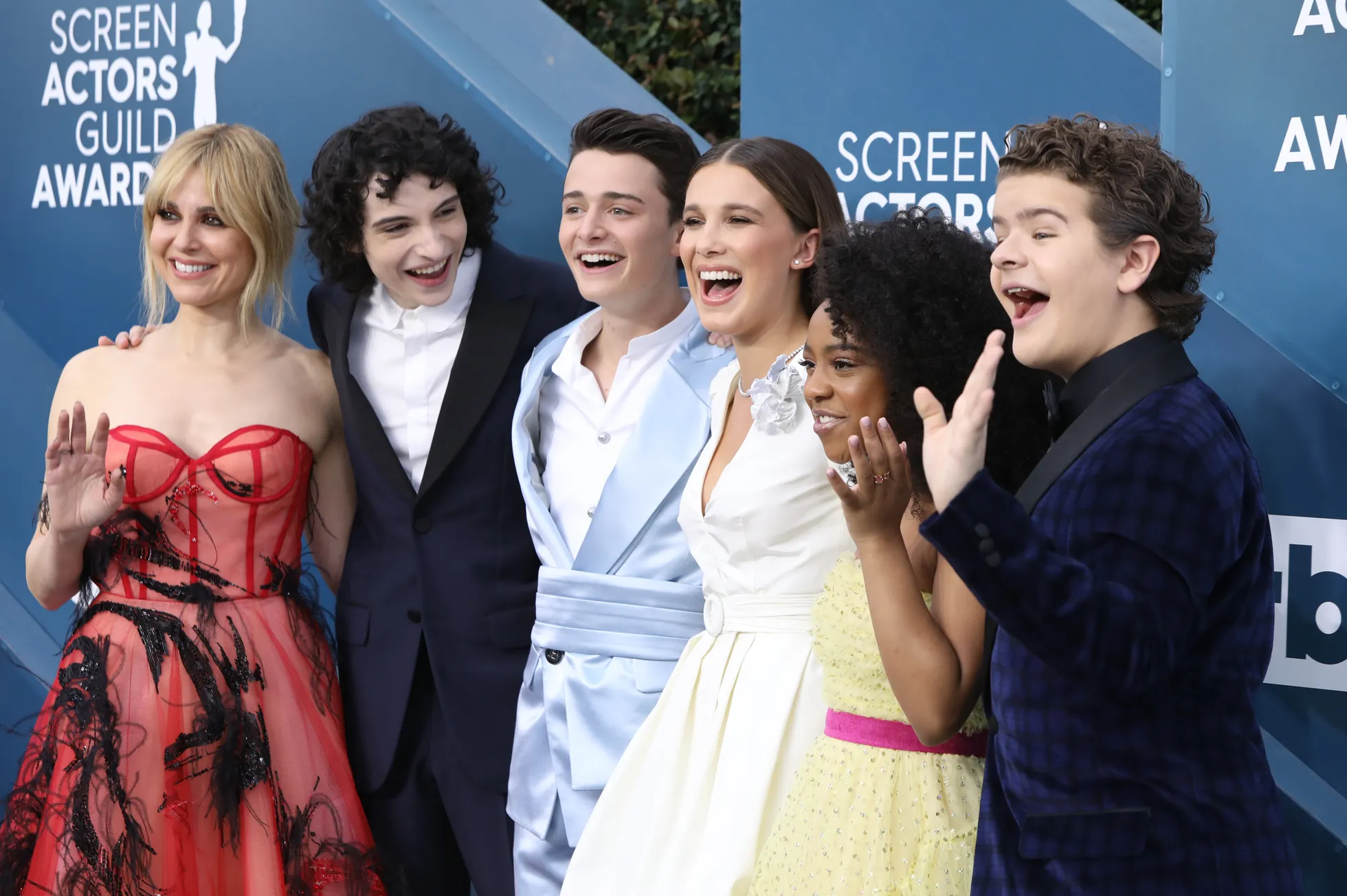 Sarja «Stranger Things» noored peaosalised auhinnagalal 19. jaanuaril, 2020.