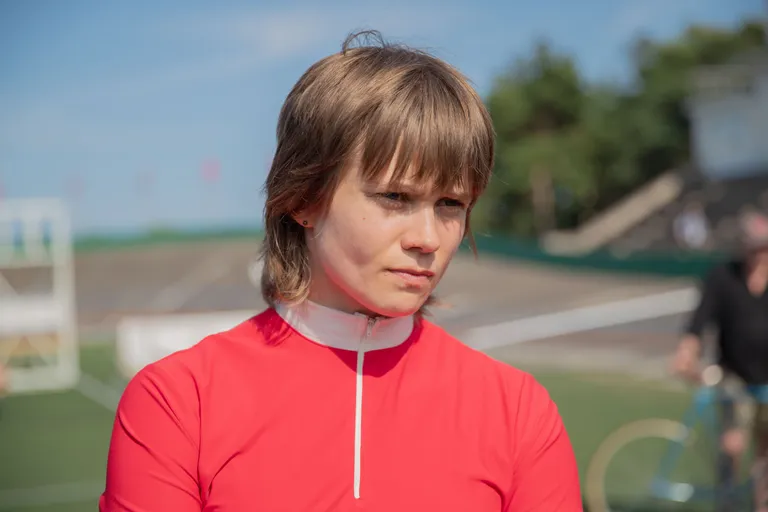 «Meie Erika» filmivõtted Pirita Velodroomil.