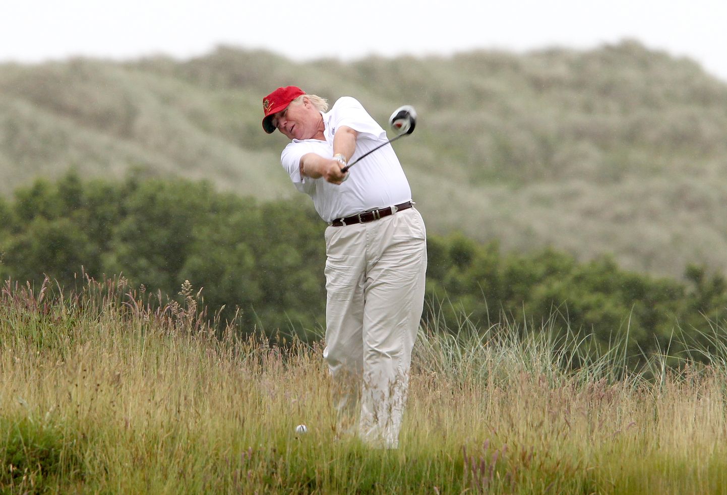 Donald Trump 2017 golfi mängimas