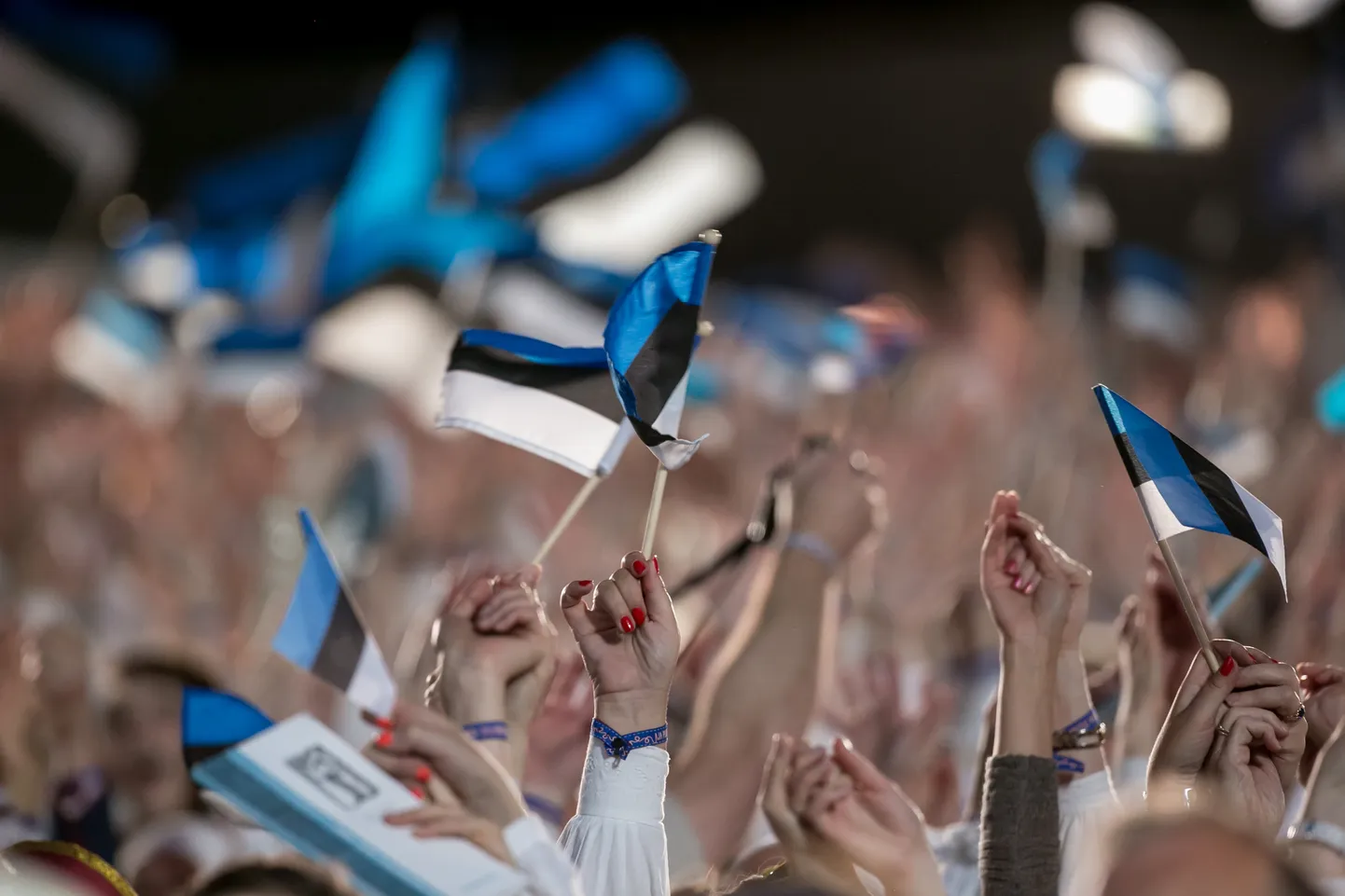 Laulupidu Tallinna Lauluväljakul 2014. aastal.