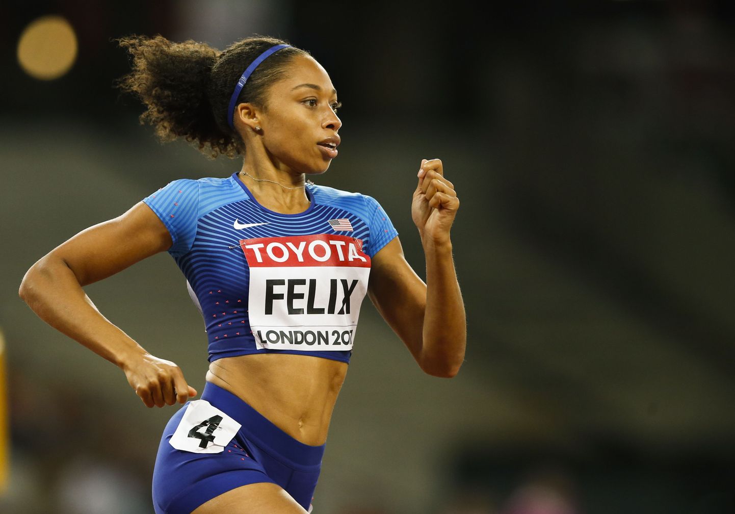 Allyson Felix on aastatega sprintinud MMi kõigi aegade medalitabeli tippu.