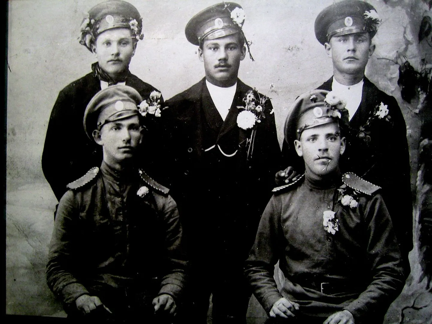 3. Kurzeme pataljoni vabatahtlikud 1915. aastal.