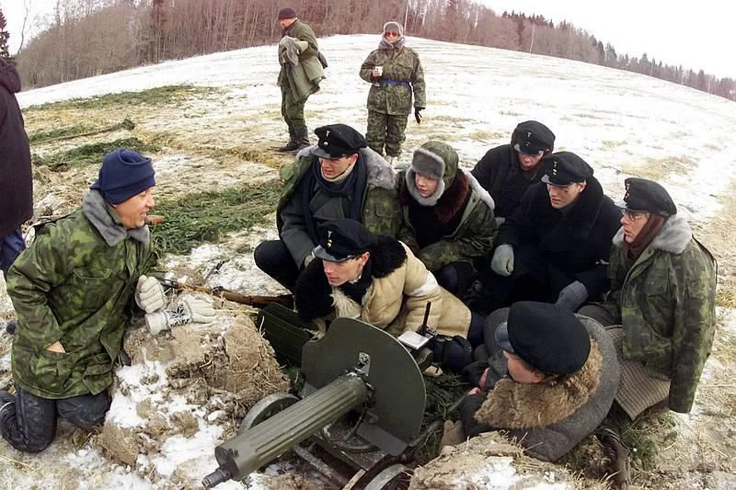 Filmi "Nimed marmortahvlil" võtted 2002. aastal.