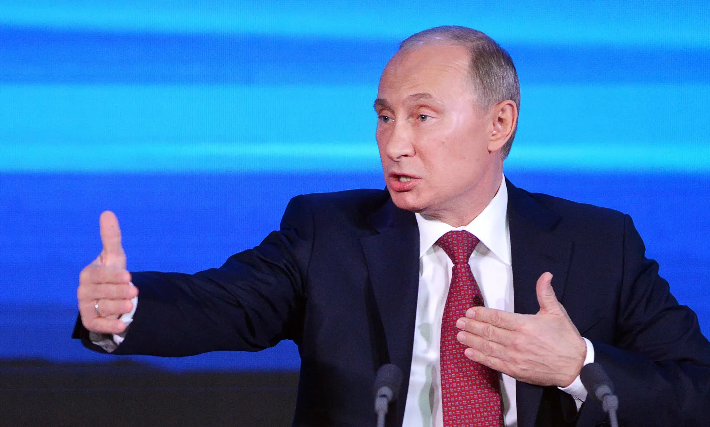 Vladimir Putin pressikonverentsil
