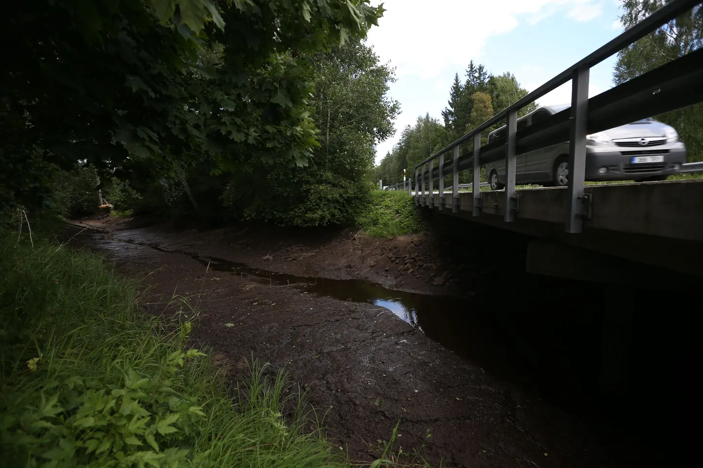 Valgejõele rajatud paisu purunemise tõttu on selle tagant ära voolanud vesi. See pani kalapüügiteenust pakkuva Kotka Forelli keerulisse olukorda. Praegu basseinides vett siiski jätkub.