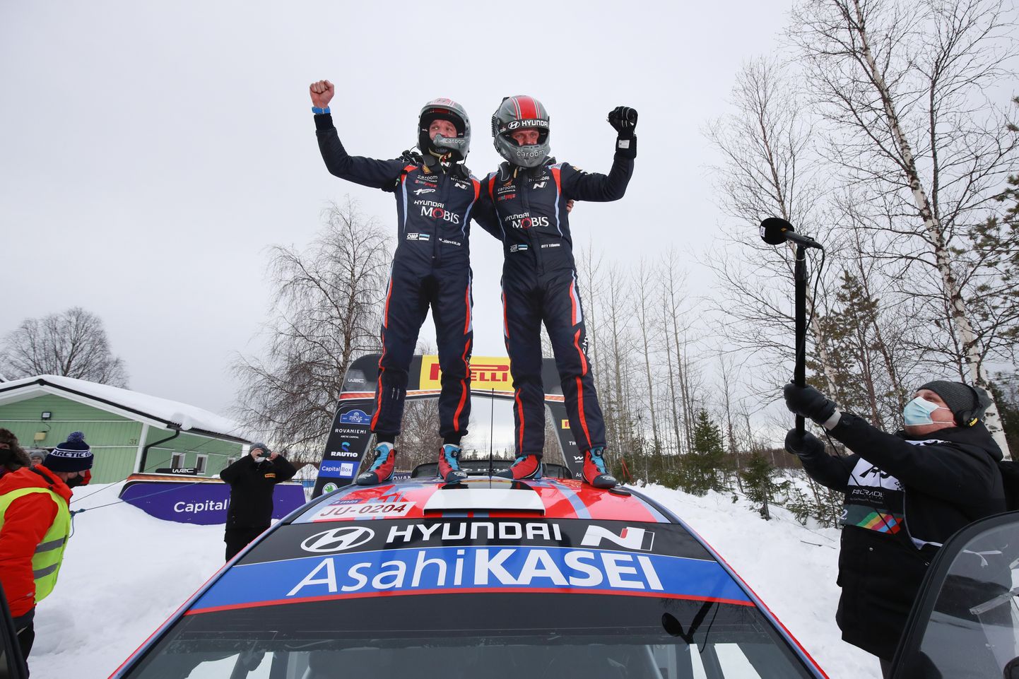 Ott Tänakule ja Martin Järveojale ei saanud Arctic Rallyl keegi vastu.