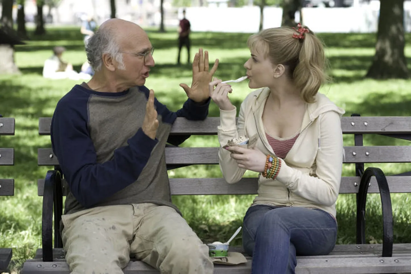 Larry David ja Evan Rachel Wood filmis «Mis iganes»