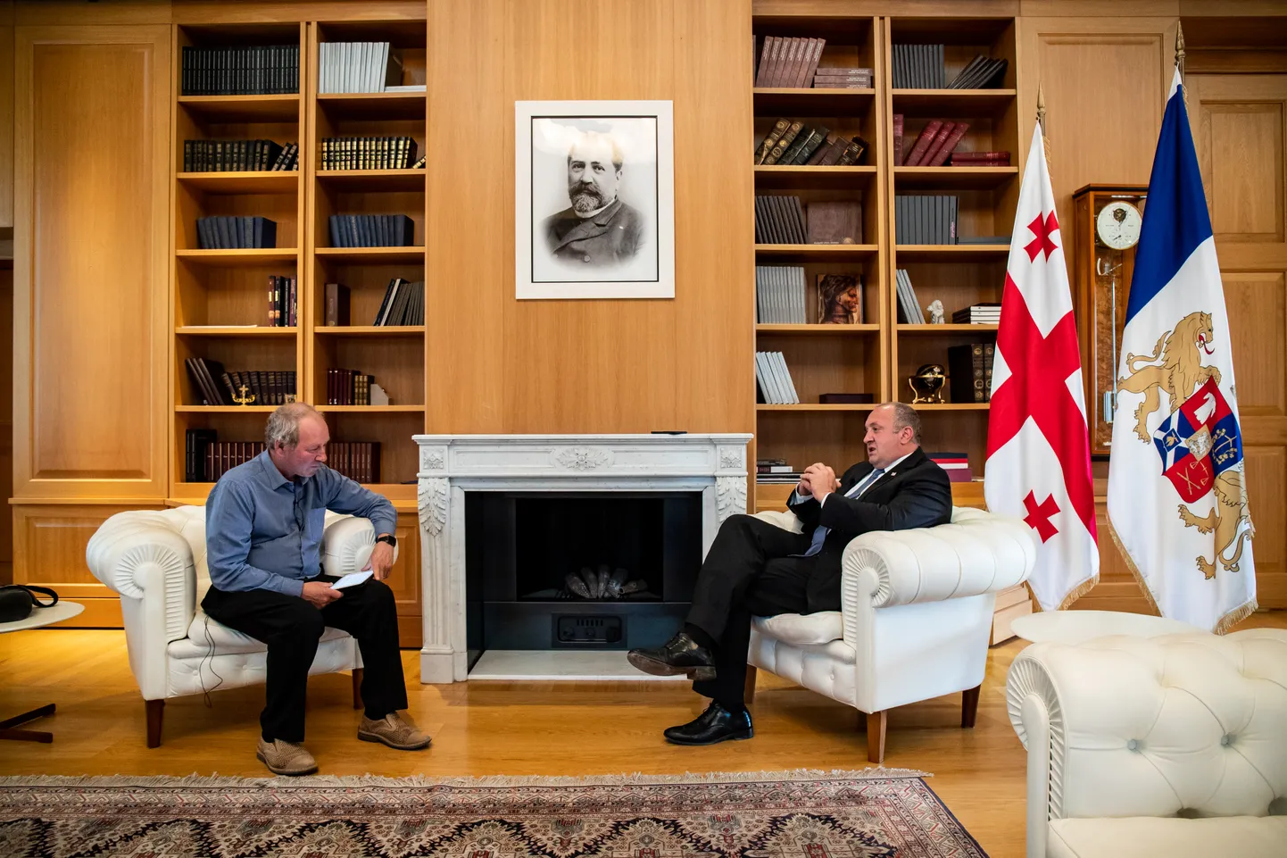 Gruusia president Giorgi Margvelašvili andis intervjuu Postimehele kolmapäeva pärastlõunal oma pealinna residentsis.