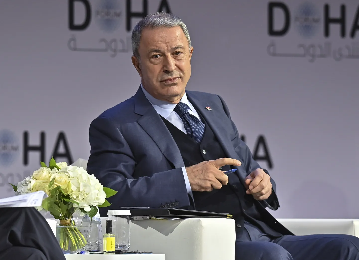 Türgi kaitseminister Hulusi Akar tänavu 27. märtsil Dohas.