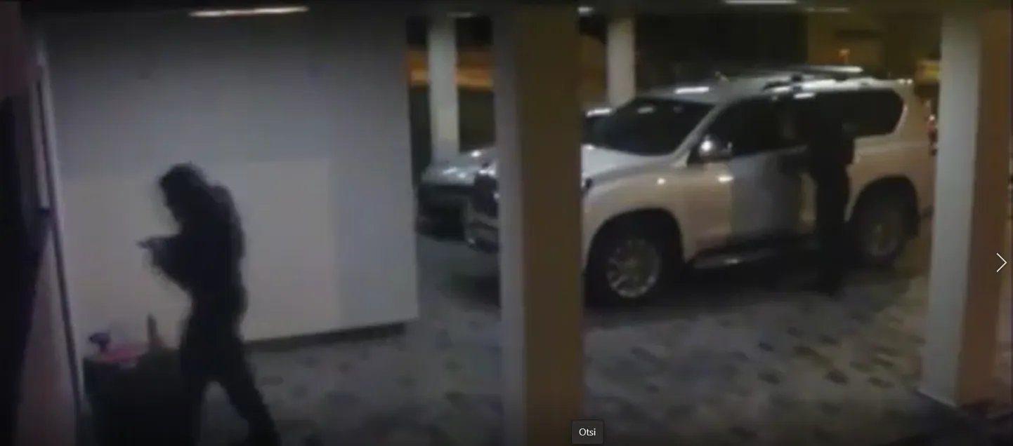 Kuvatõmmis autovargusest Tartumaal.