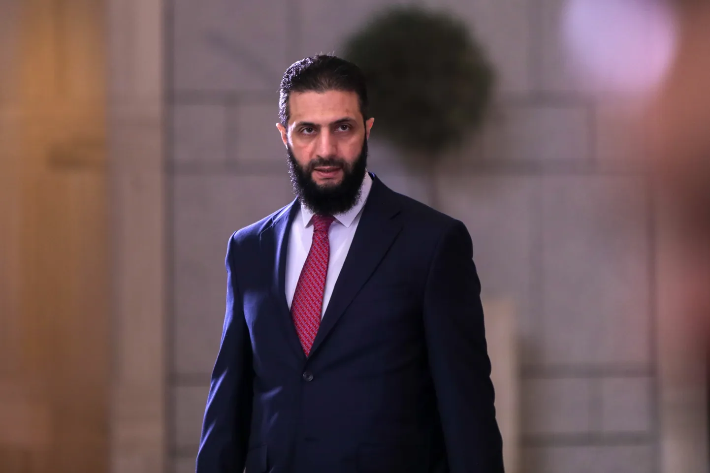 Süüria ajutine president Ahmed Al-Sharaa.