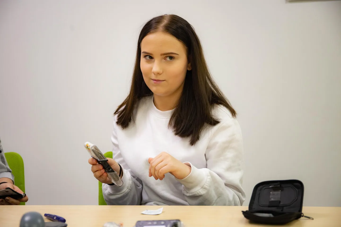 Karolin Seinamets on neli aastat iga päev diabeediga rinda pistnud.