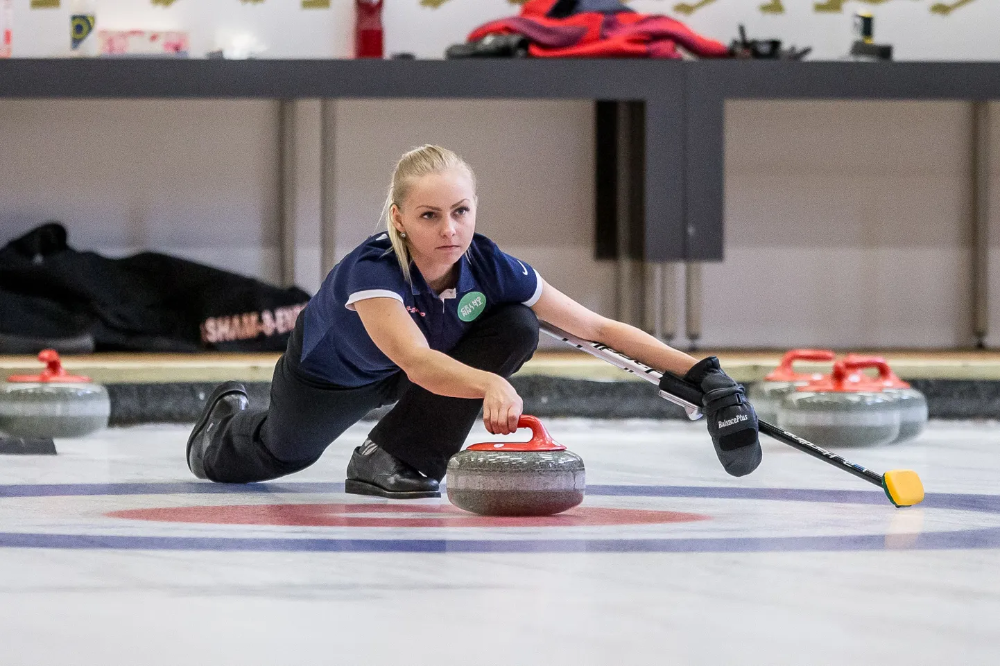 Eesti kurlingu naiskonna kapten Marie Turmann.