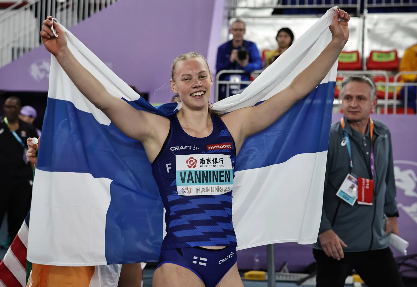 Soome kergejõustikutäht Saga Vanninen.