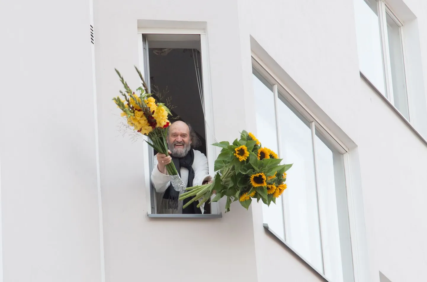 Arvo Pärdi tervitamine 80. sünnipäeva hommikul