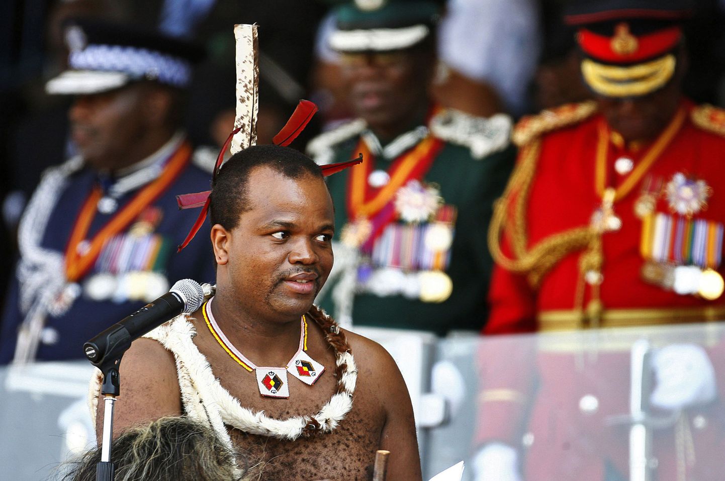 Svaasimaa kuningas Mswati III.