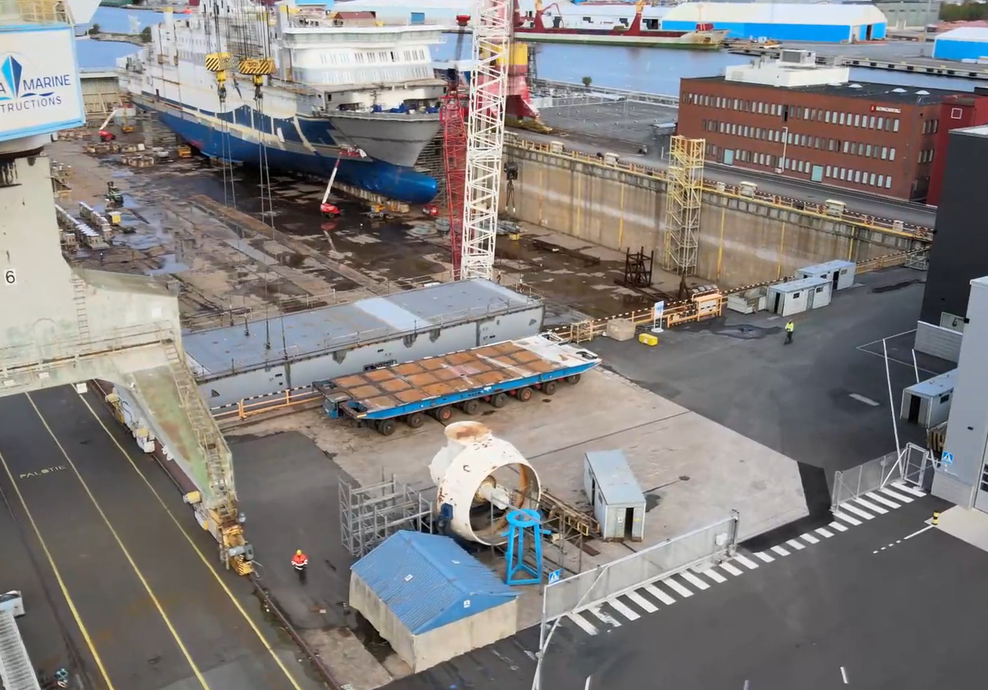 Wasaline'i uue parvlaeva üleandmine võib Rauma laevatehase koroonapuhangu tõttu edasi lükkuda.