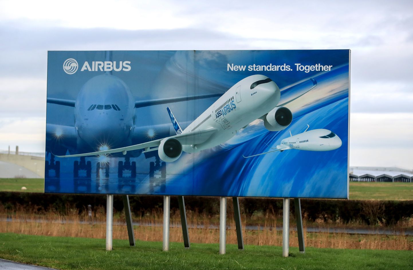 Airbusi plakat.