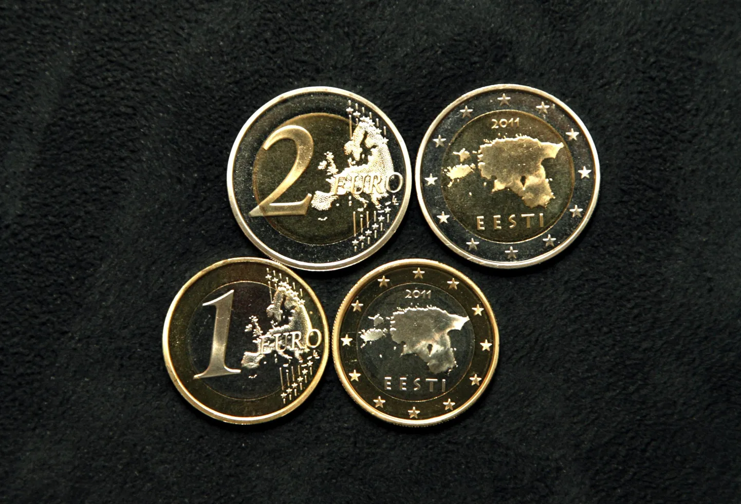 Эстонские евро.