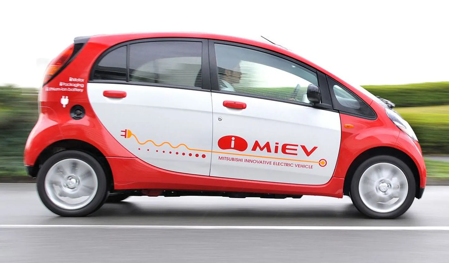 Mitsubishi iMiEV elektriauto.