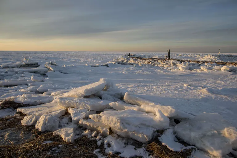 Jäätunud meri Massachusettsis Cape Codis