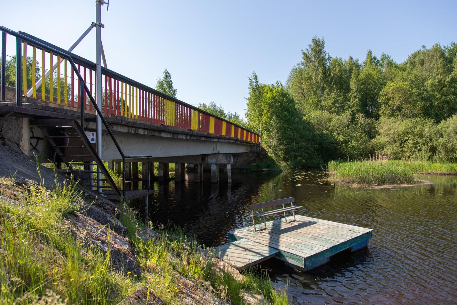 Mullu võitis Viljandi valla kaasava eelarve hääletuse Tänassilma jõe äärse Surva silla ujumiskoha renoveerimise idee.