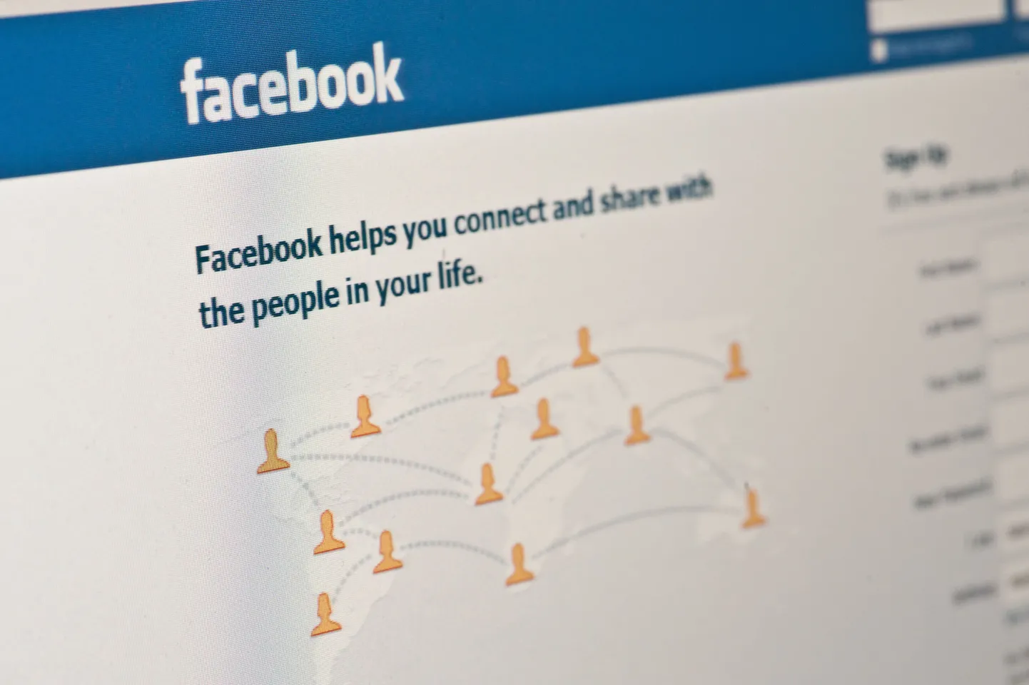 Facebooki avaleht.