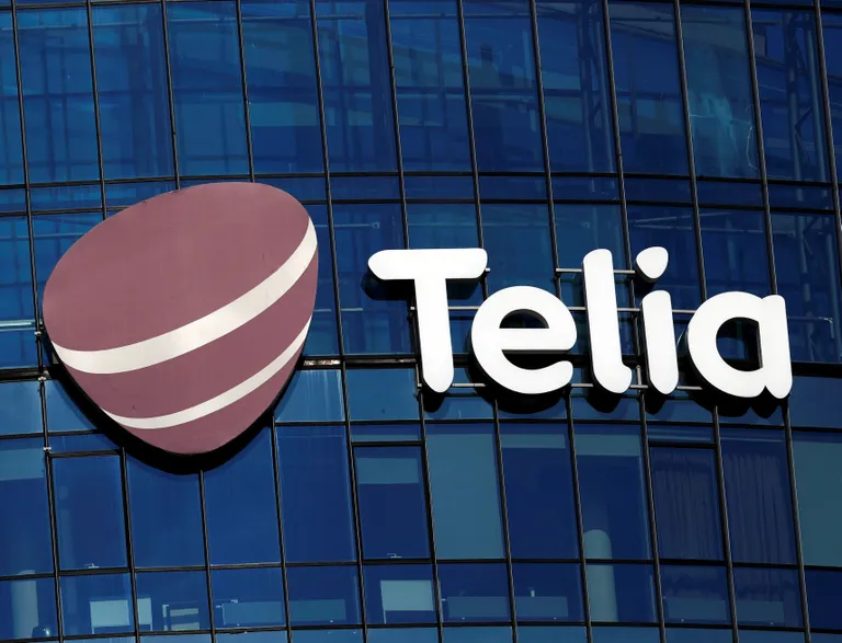 Лого Telia.