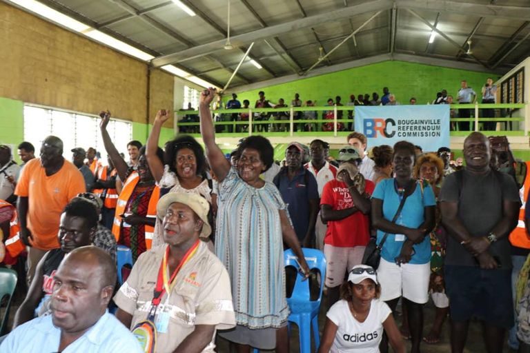 98 protsenti Bougainville'i hääleõiguslikest kodanikest hääletas iseseisvuse poolt