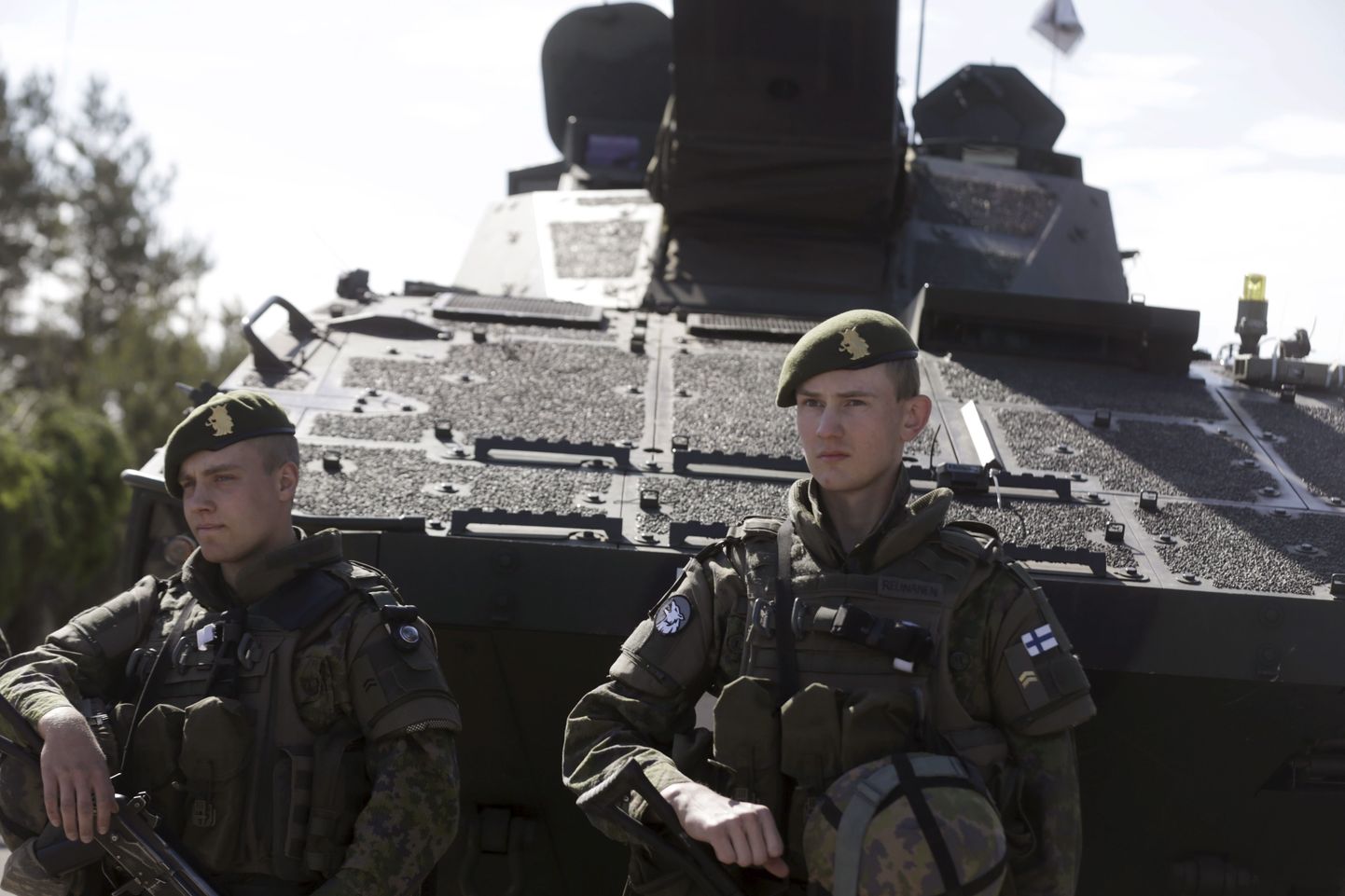 Soome sõdurid NATO õppustel Lätis 2015. aasta juunis.