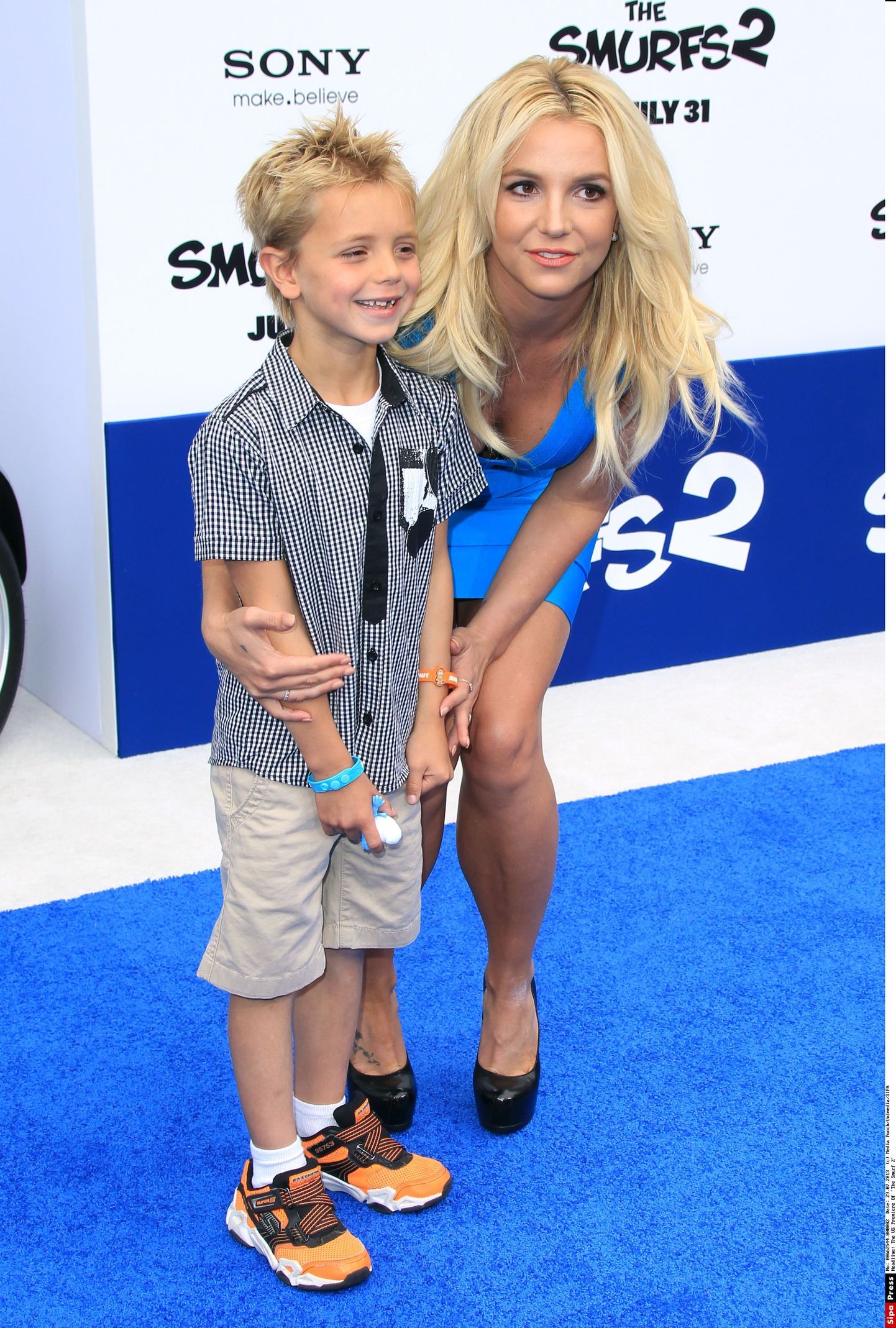 Britney Spears ja poeg Sean Federline 2013. aastal.