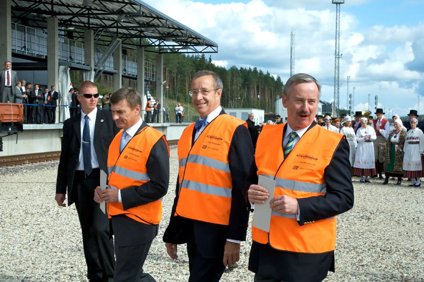 Andrus Ansip, Toomas Hendrik Ilves, Siim Kallas.