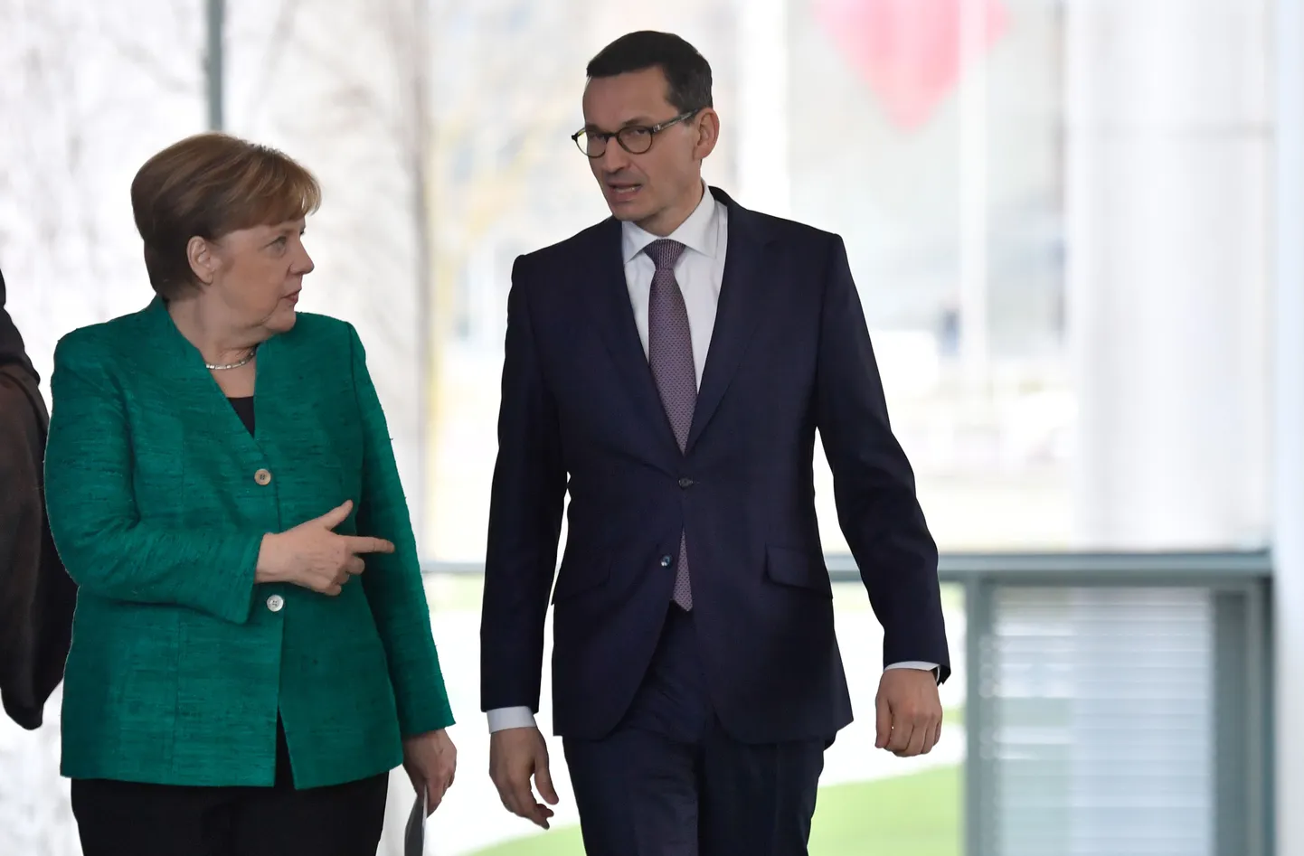Angela Merkel ja Mateusz Morawiecki
