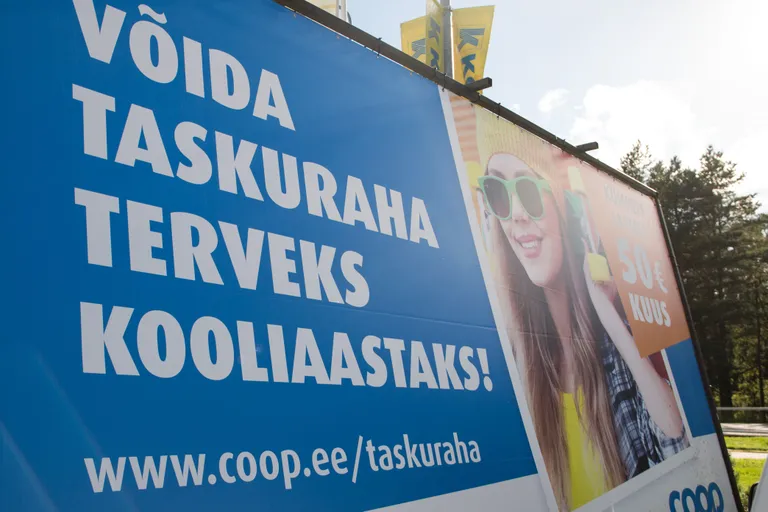 Coopi koolikampaania reklaam Raudalus.