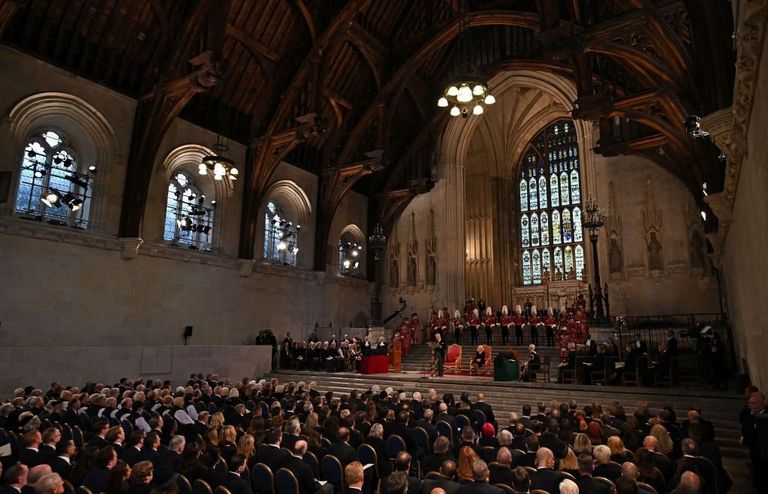 Ceremony in Westminster Hall