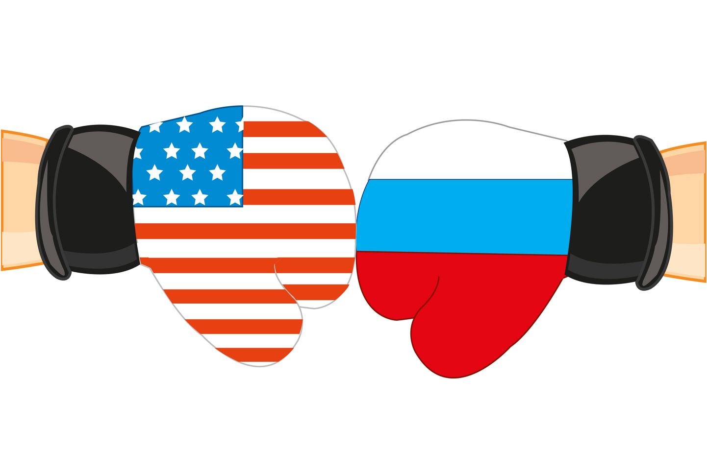 США и Россия. Иллюстративное фото.