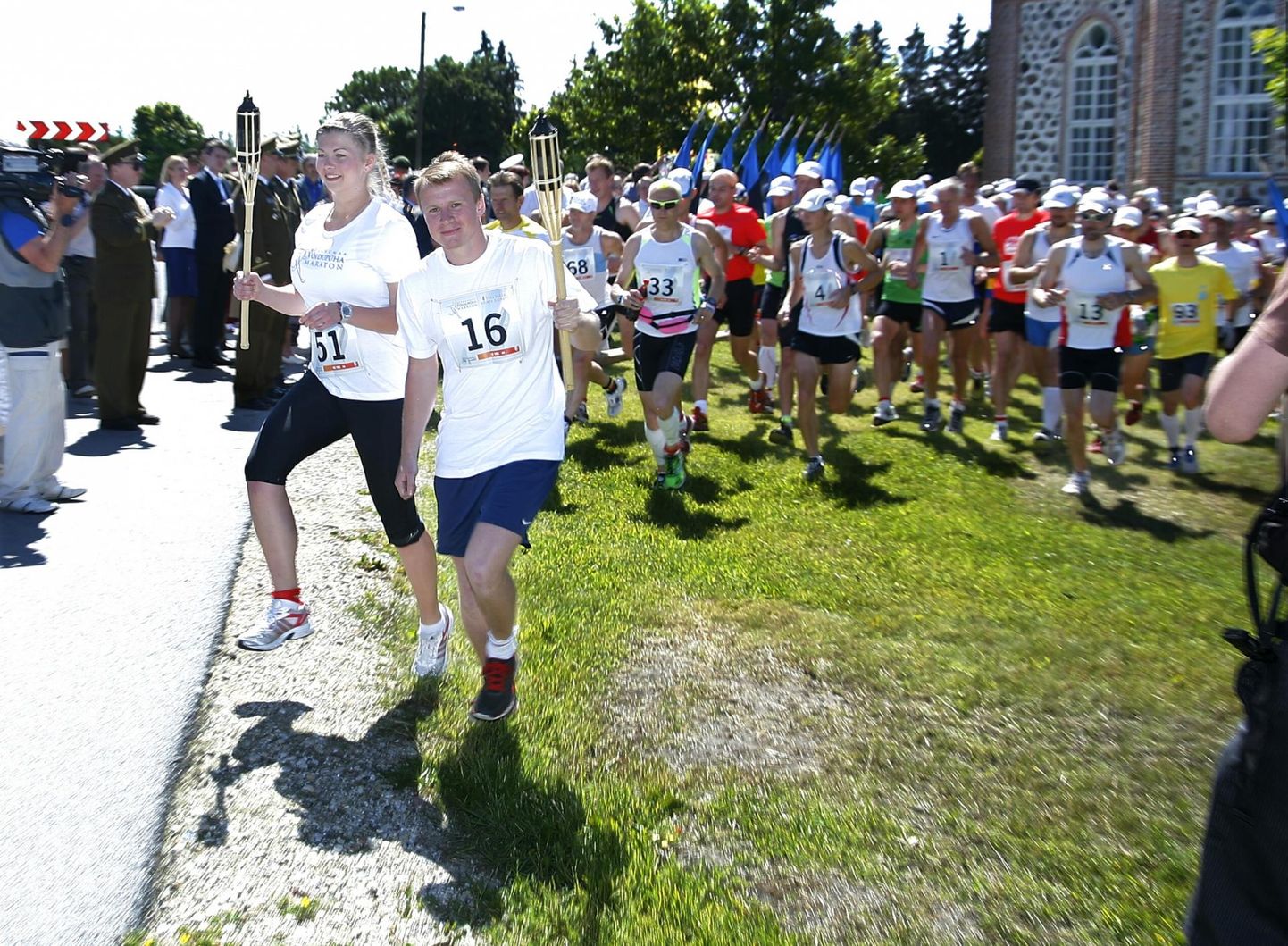 Võidupüha maratoni start antakse Tori sõjameeste mälestuskiriku juures laupäeval kell 15.