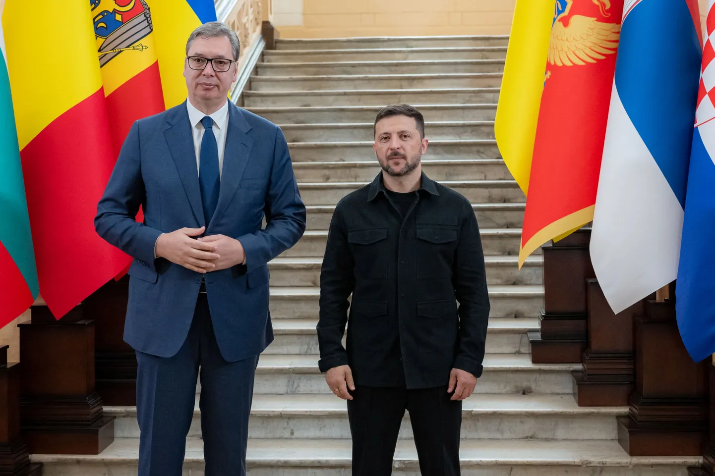 Aleksandar Vučić ja Volodõmõr Zelenskõi Odessas.