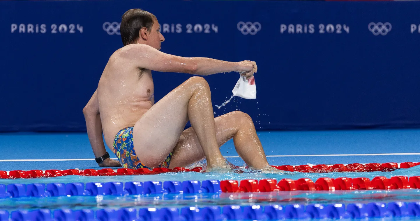 Ujumismütsi tõi basseinist ära vapper härrasmees.