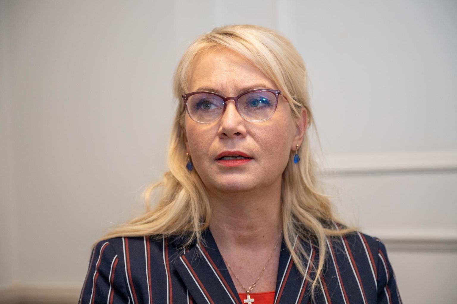 Rahvastikuminister Riina Solman.