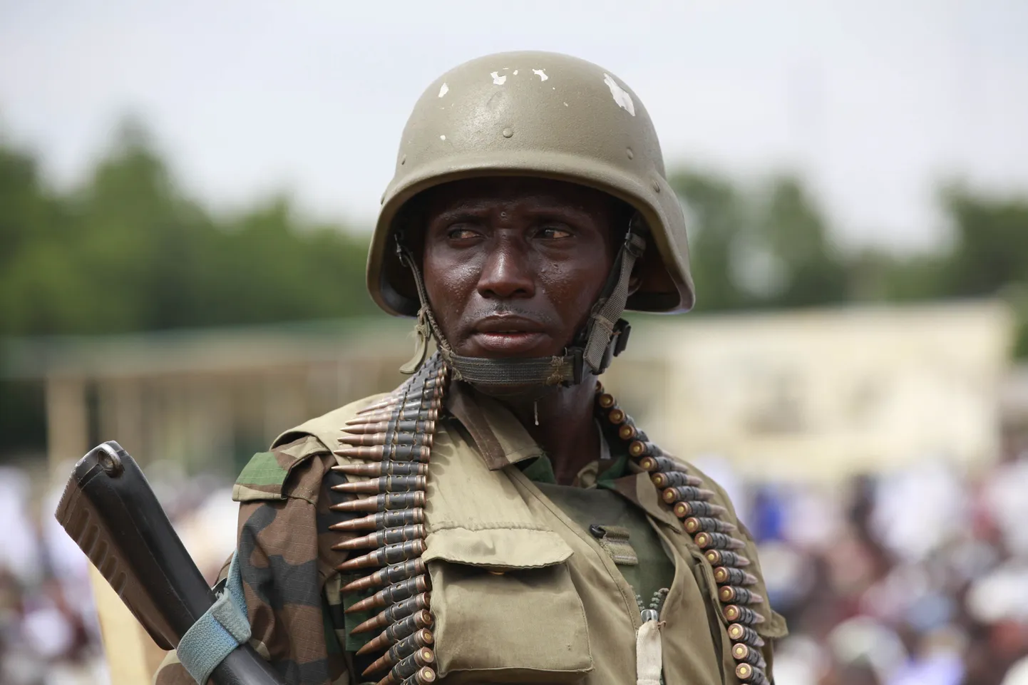 Nigeeria sõjaväelane. Foto on illustratiivne.