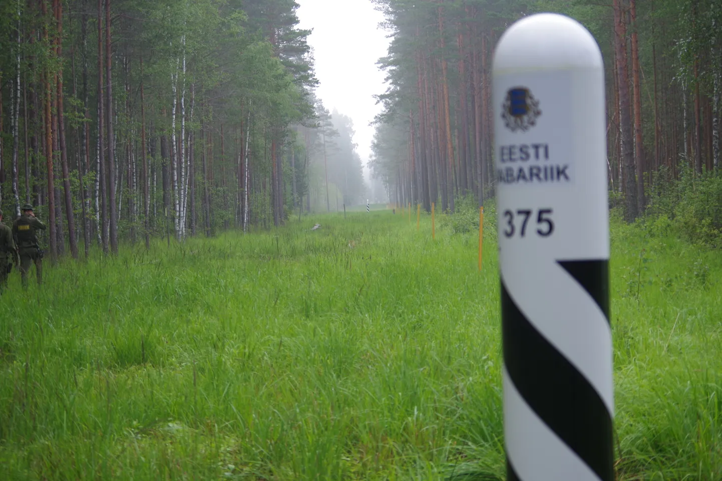 Eesti-Vene piir. Foto on illustratiivne.