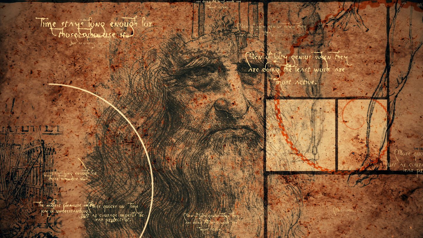 Itaalia renessansikunstnik ja geenius Leonardo da Vinci (1452–1519) uuris, joonistas ja katsetas paljusid asju. Ta visandid ja muu näitavad, et ta oli omast ajast ees