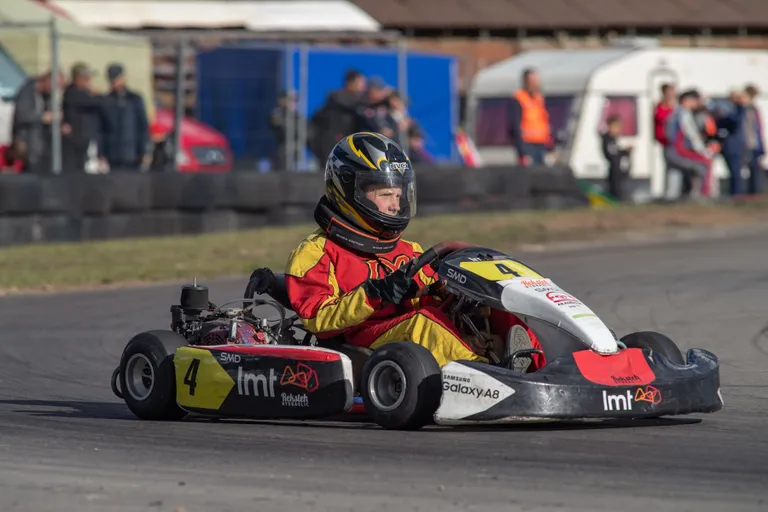 Kartingu sezonas noslēguma sacensības Rullīša trasē Jelgavā