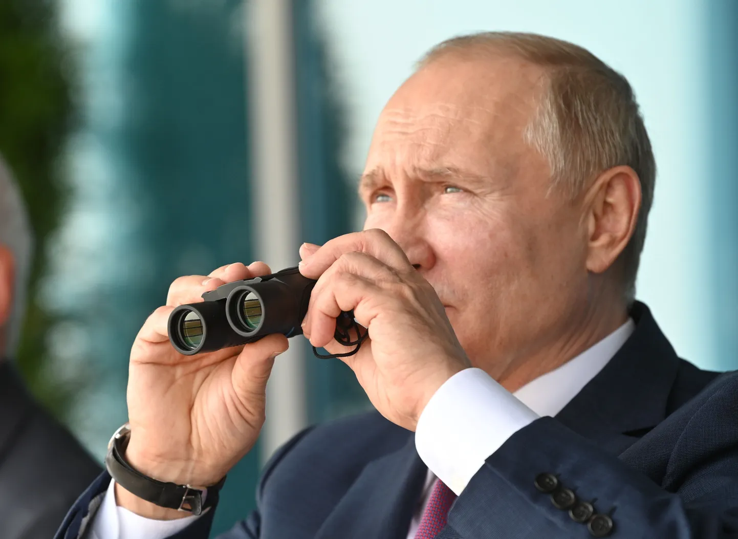Vene president Vladimir Putin Moskva lennundusnäitusel MAKS-2021.