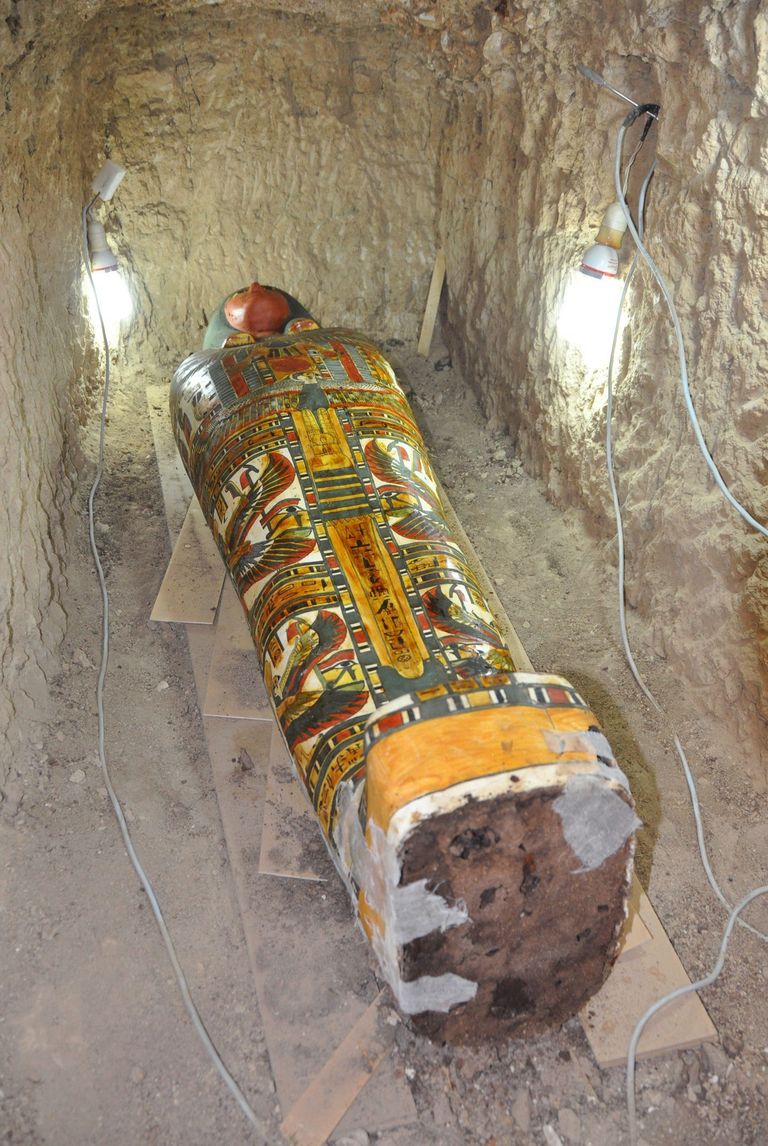 Hispaania arheoloogid leidsid Luxori lähedalt sarkofaagi muumiaga / Scanpix