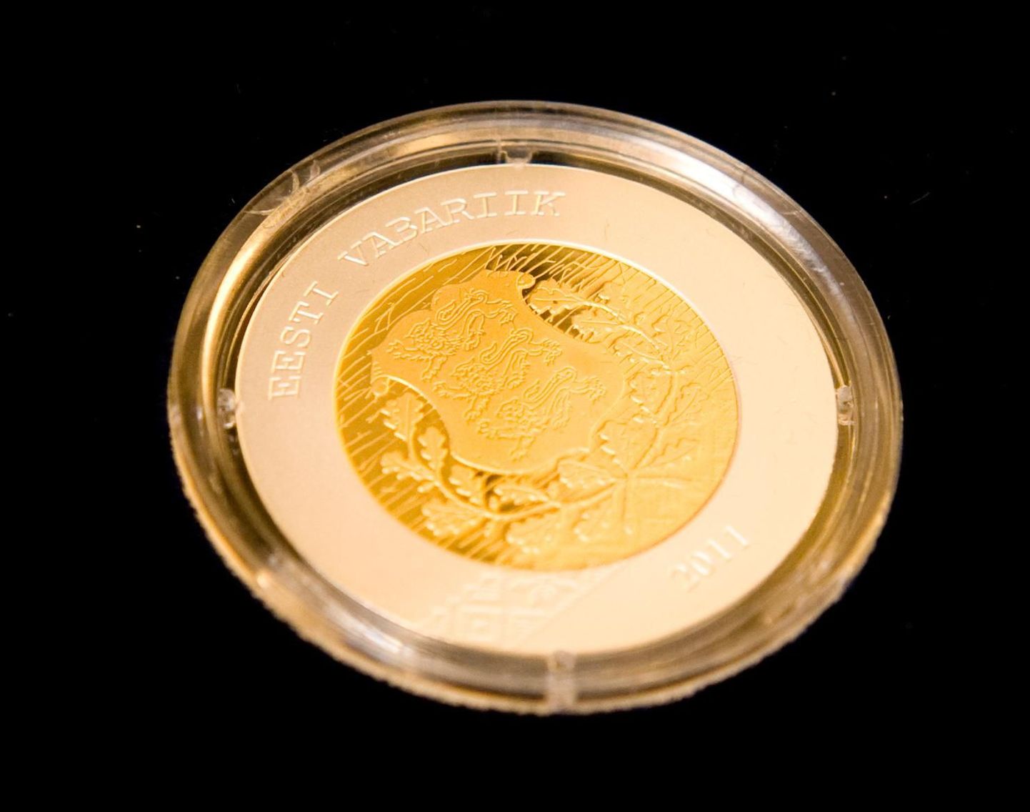 Eesti 20-eurone bimetallist meenemünt, mille autoriks on Priit Pärn.
